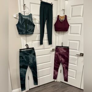 BuffBunny Collection Green and Burgundy Set